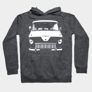 Thames 400E classic 1960s van white Hoodie